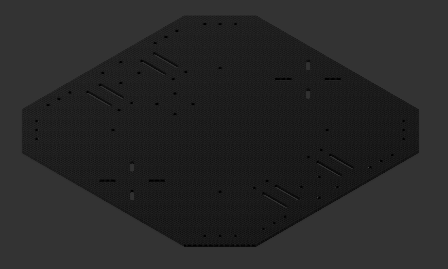 Finished design for bottom airframe plate