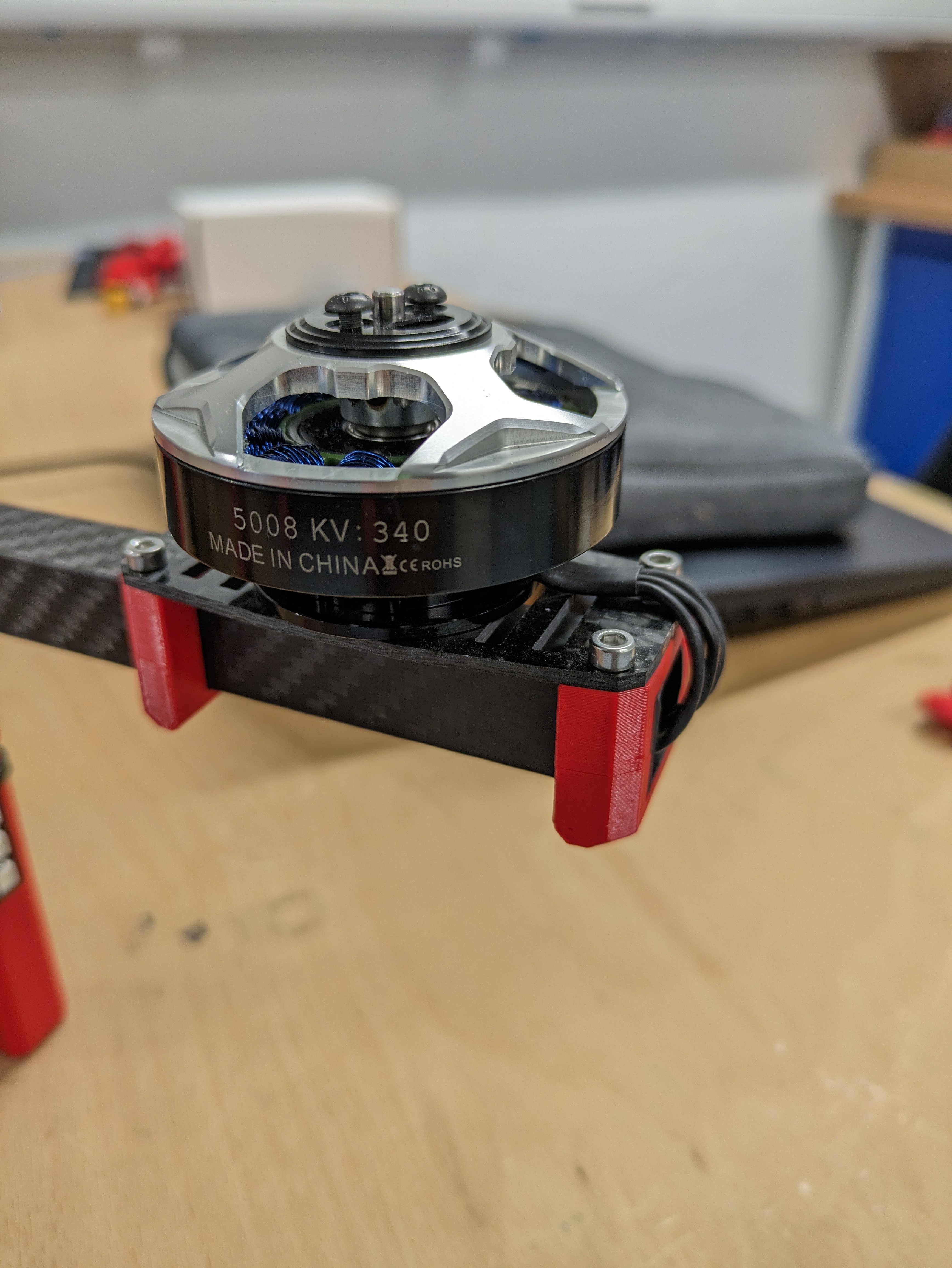 Real life assembly for motor mounts