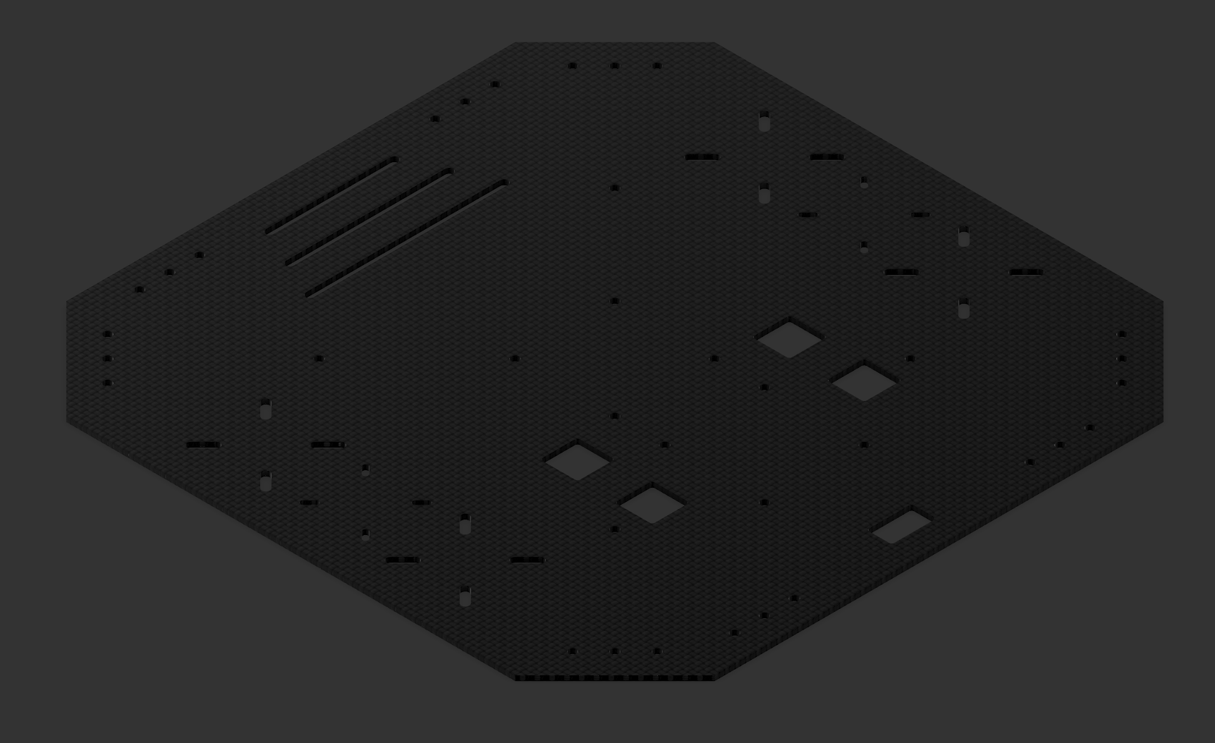 Finished design for top airframe plate